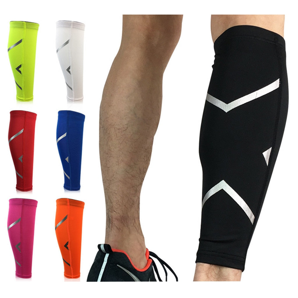 Calf Compression Sleeve Leg Performance Support Shin Splint & Calf Pain Relief Leg Support Stretch Compression Below Knee