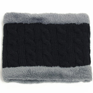 Winter Knitted Hats Scarves Men Winter Cap Beanie Thick Neck Warm Wool Bonnet Skullies Beanies For Men Women Knitted hat