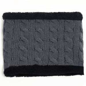 Winter Knitted Hats Scarves Men Winter Cap Beanie Thick Neck Warm Wool Bonnet Skullies Beanies For Men Women Knitted hat