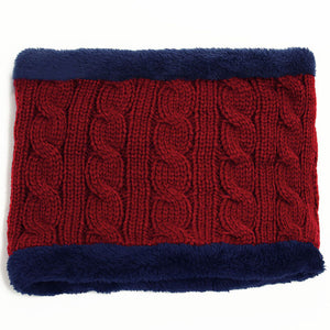 Winter Knitted Hats Scarves Men Winter Cap Beanie Thick Neck Warm Wool Bonnet Skullies Beanies For Men Women Knitted hat