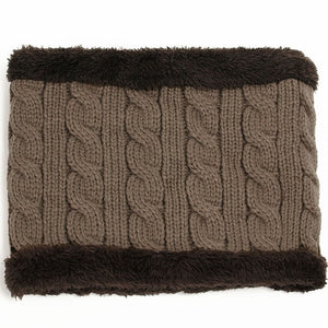 Winter Knitted Hats Scarves Men Winter Cap Beanie Thick Neck Warm Wool Bonnet Skullies Beanies For Men Women Knitted hat