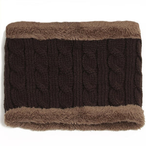 Winter Knitted Hats Scarves Men Winter Cap Beanie Thick Neck Warm Wool Bonnet Skullies Beanies For Men Women Knitted hat