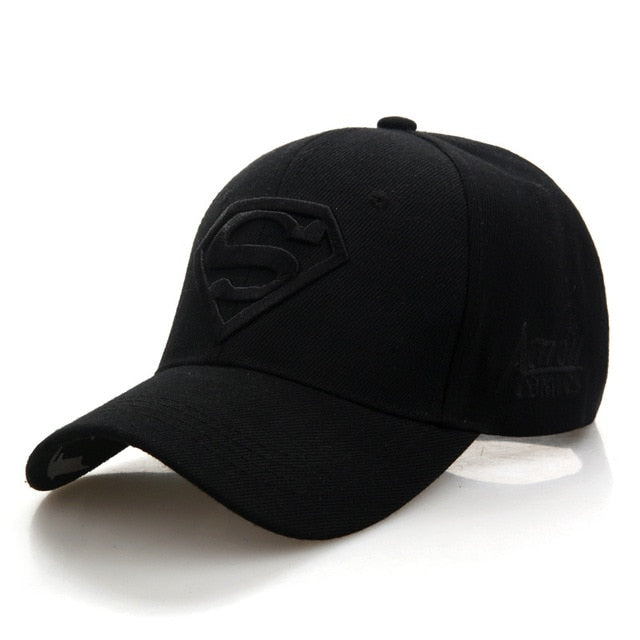 2019 New Letter Superman Cap Casual Outdoor Baseball Caps For Men Hats Women Snapback Caps For Adult Sun Hat Gorras wholesale