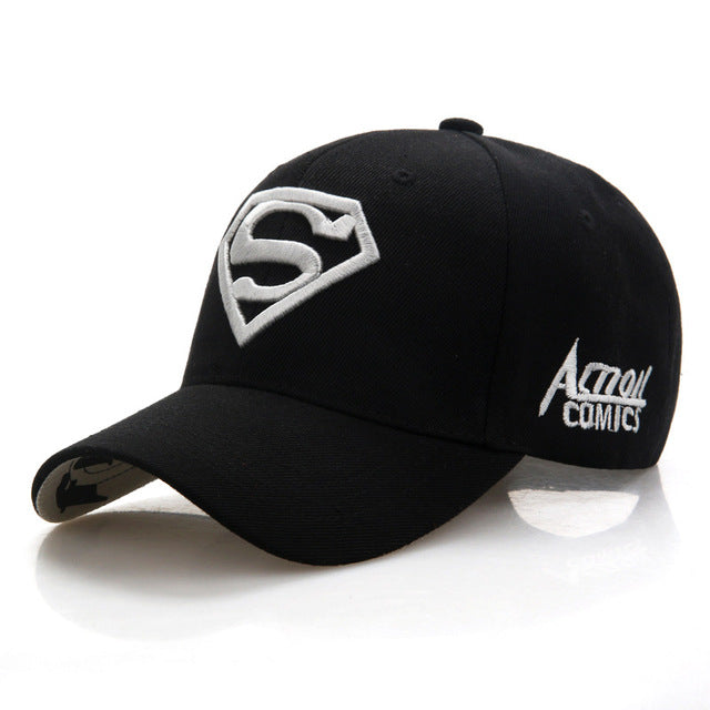 2019 New Letter Superman Cap Casual Outdoor Baseball Caps For Men Hats Women Snapback Caps For Adult Sun Hat Gorras wholesale