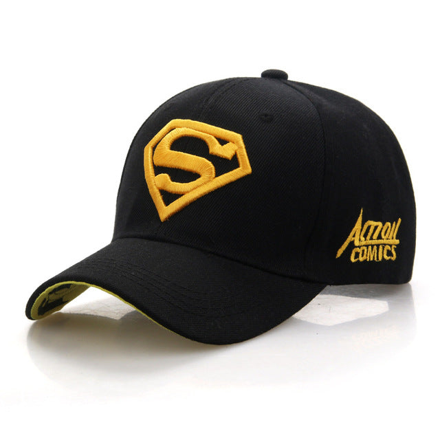 2019 New Letter Superman Cap Casual Outdoor Baseball Caps For Men Hats Women Snapback Caps For Adult Sun Hat Gorras wholesale