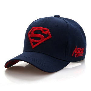 2019 New Letter Superman Cap Casual Outdoor Baseball Caps For Men Hats Women Snapback Caps For Adult Sun Hat Gorras wholesale