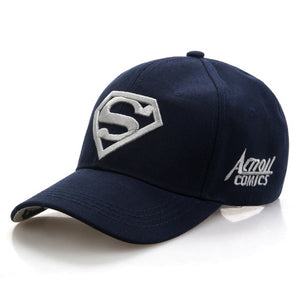 2019 New Letter Superman Cap Casual Outdoor Baseball Caps For Men Hats Women Snapback Caps For Adult Sun Hat Gorras wholesale