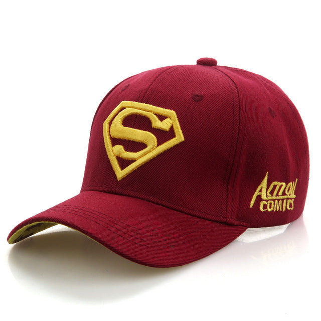 2019 New Letter Superman Cap Casual Outdoor Baseball Caps For Men Hats Women Snapback Caps For Adult Sun Hat Gorras wholesale