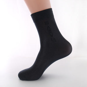 5pairs Men Socks High Quality Business Casual Male Short Socks Summer Autumn Silk Thin Transparent Durable Breathable Sock Meias