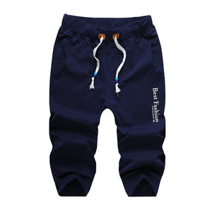 2019 Hot Sale Summer Fashion Casual Loose Mens Cropped Short Pants Sweatpants Jogger Shorts Men AYG221
