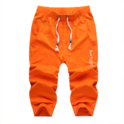 2019 Hot Sale Summer Fashion Casual Loose Mens Cropped Short Pants Sweatpants Jogger Shorts Men AYG221